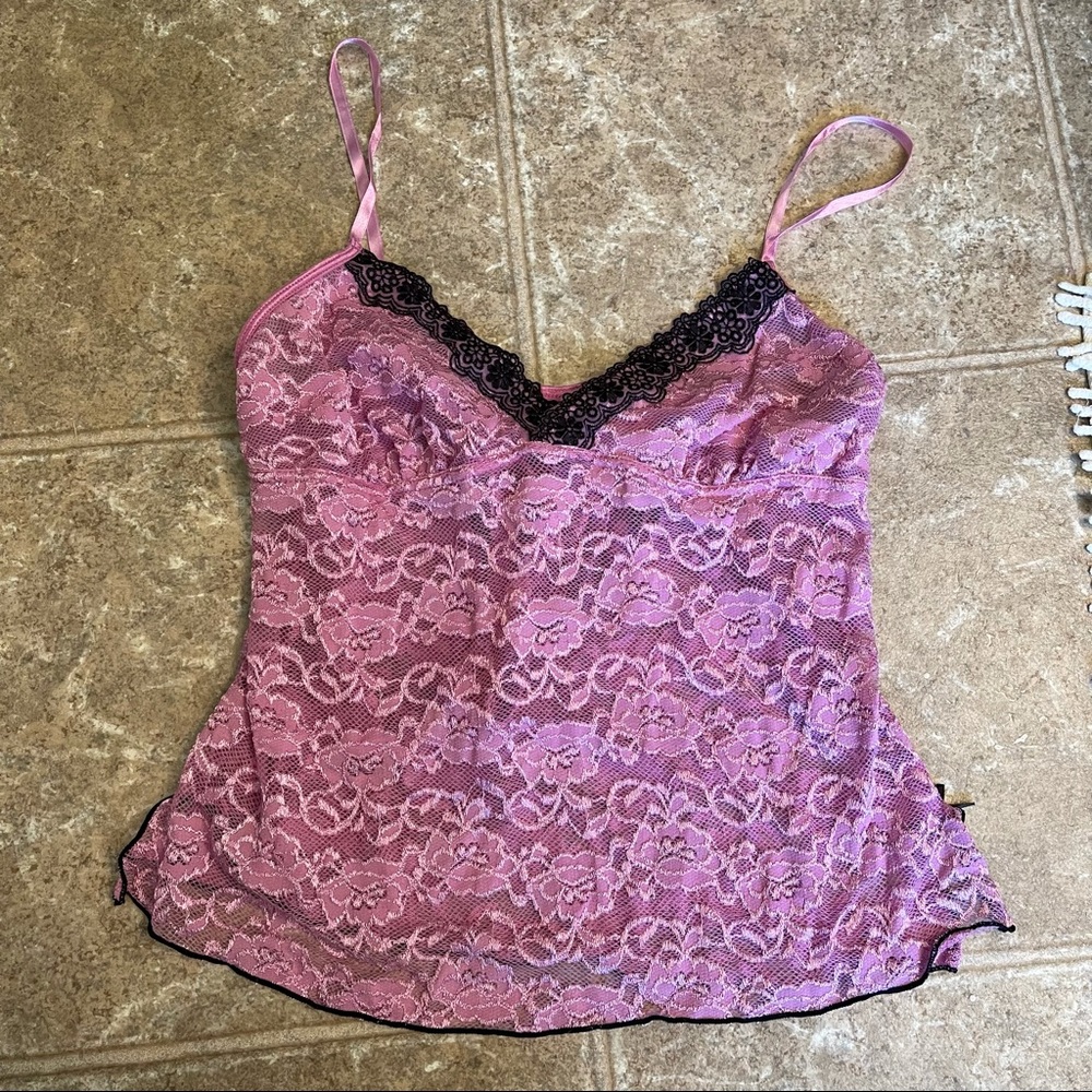 NWT lace cami & thong set